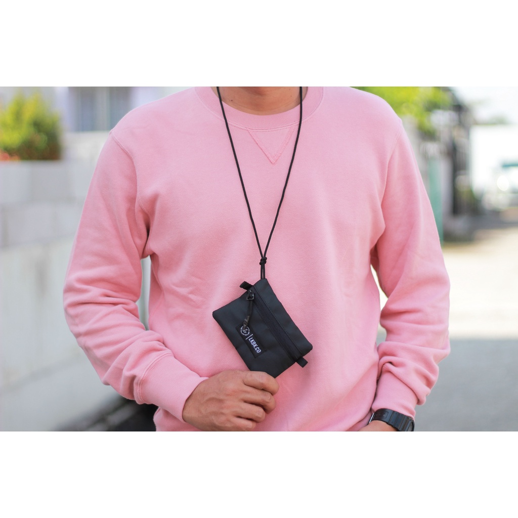 Lookback Drom hanging wallet /dompet gantung leher