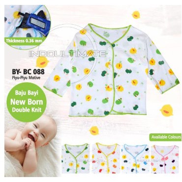 Baju bayi Newborn PRINT Katun Tebal Lengan Panjang BC-088 Pakaian Kaos Anak Bayi Laki laki perempuan