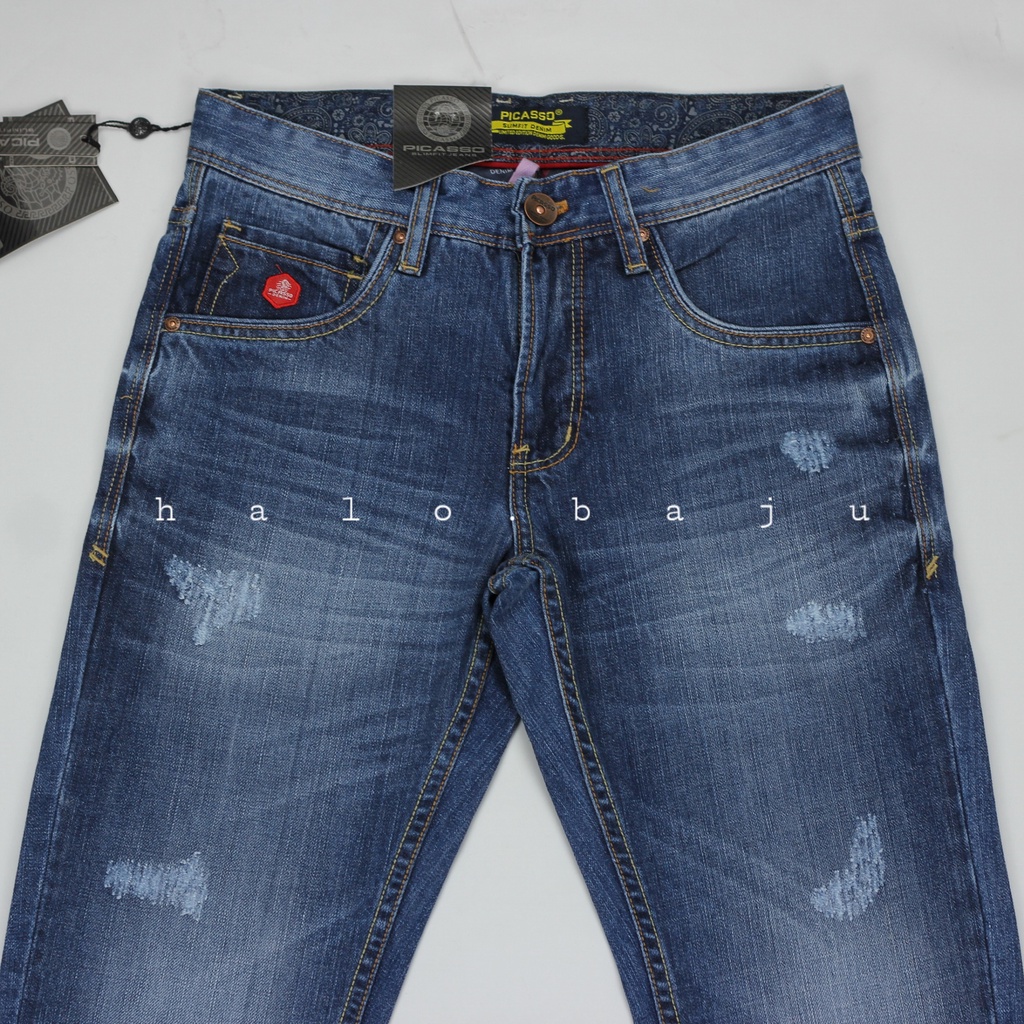 PICASSO DESTROY LIGHT ORIGINAL (PS405B) Celana Levis Picasso - Celana Picasso Jeans Original