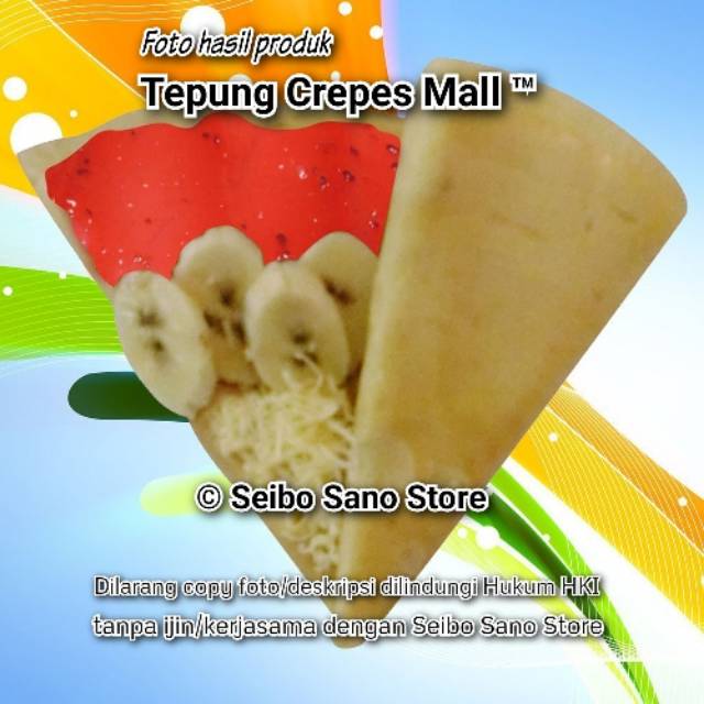 

Bahan Inti Super Harum-Tpg Crepes Mall 300 Gram buat 1 Kg dari Pelopor Crepes Mall. Berat paling banyak di Indonesia