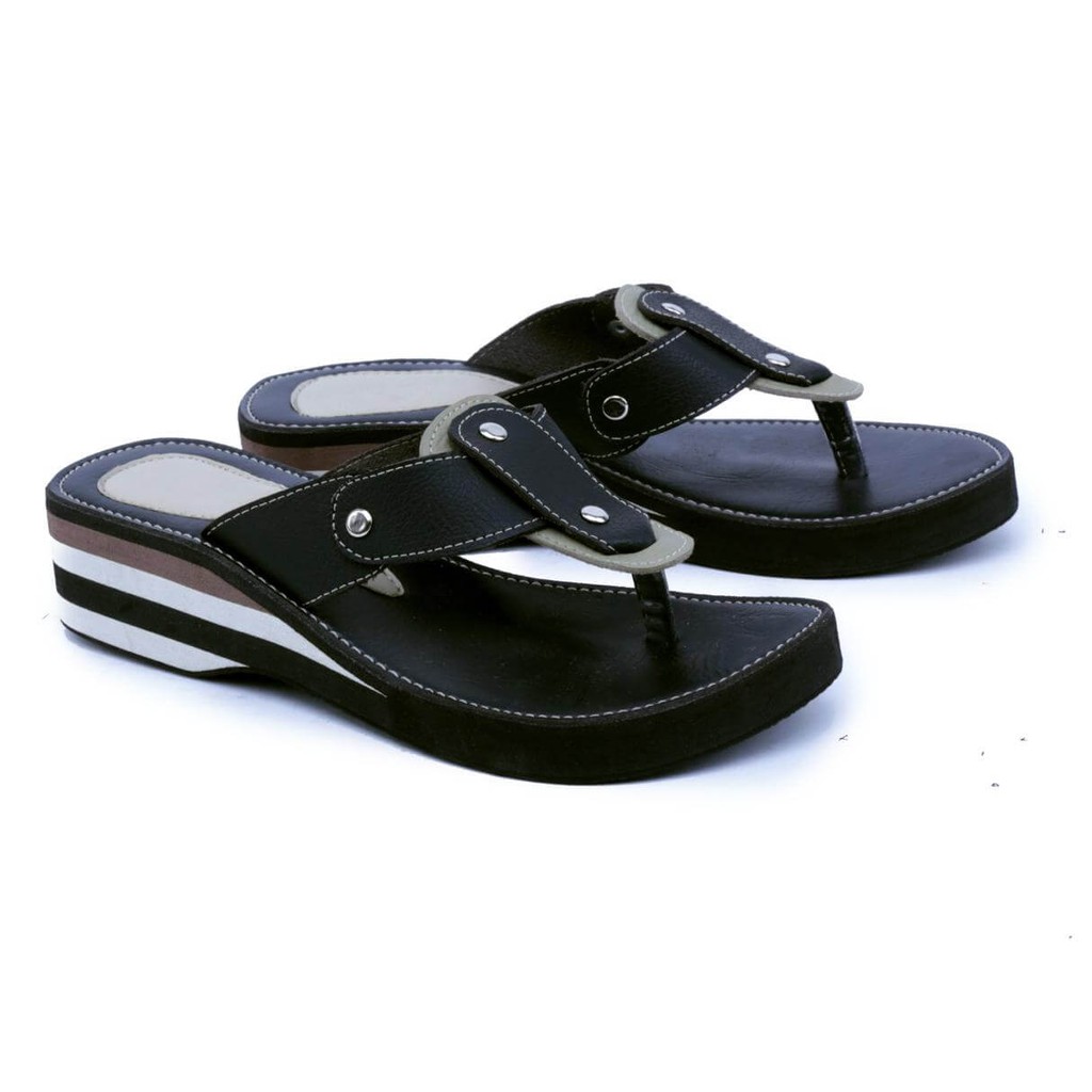 promo Sandal Flat Kasual Wanita - GUJ 8558