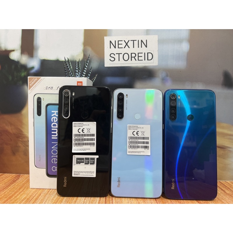 REDMI NOTE 8 3/32 BEKAS MULUS LENGKAP ORIGINAL