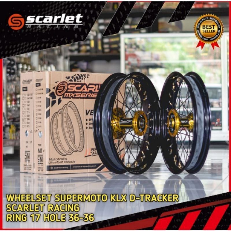 Velg Set Jari jari Tromol Supermoto Buat Motor CRF 150 KLX 150