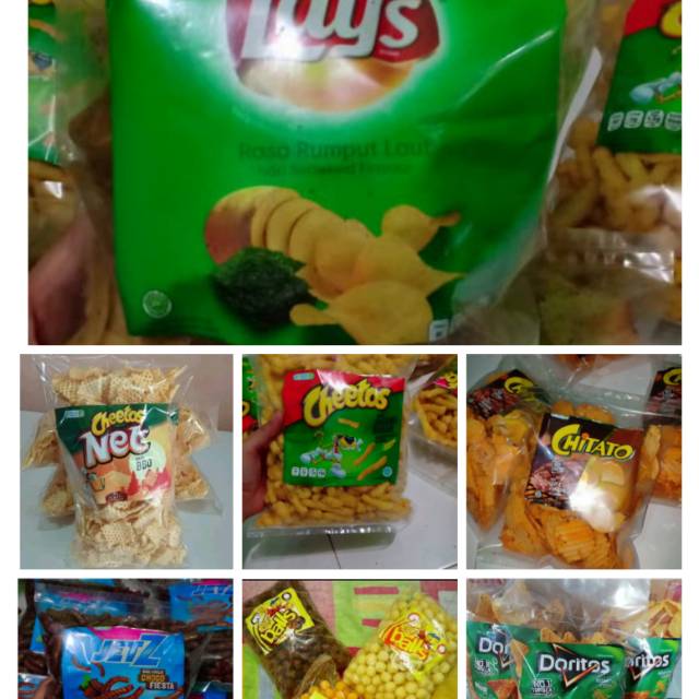 

Snack Chiki dan Coklat kiloan Origunal