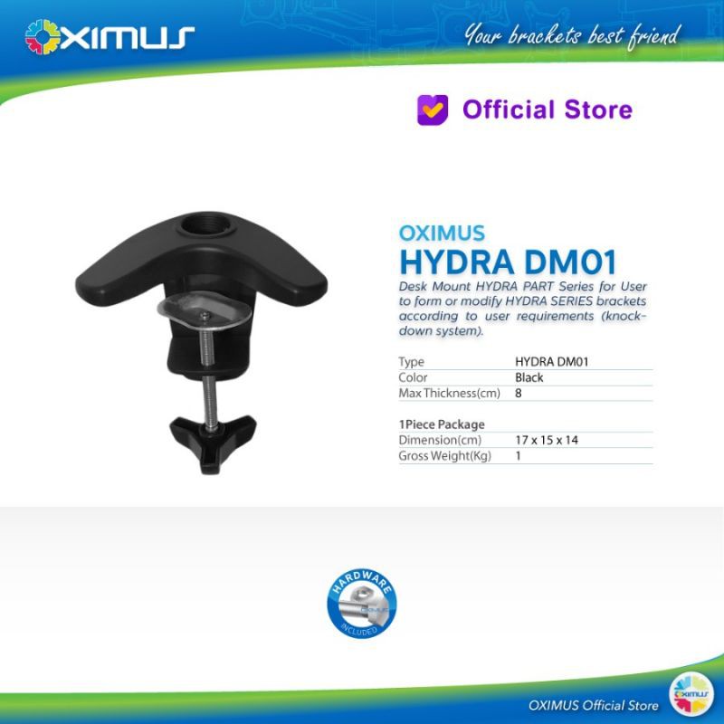 BRACKET TV OXIMUS HYDRA YD YL PART-DM 01 DESK MOUNT