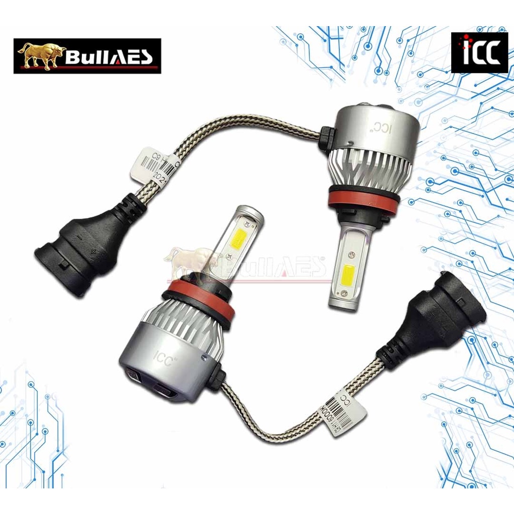 Lampu Led Headlamp H4 H7 H11 9005 9006 9012 ICONE MERK ICC