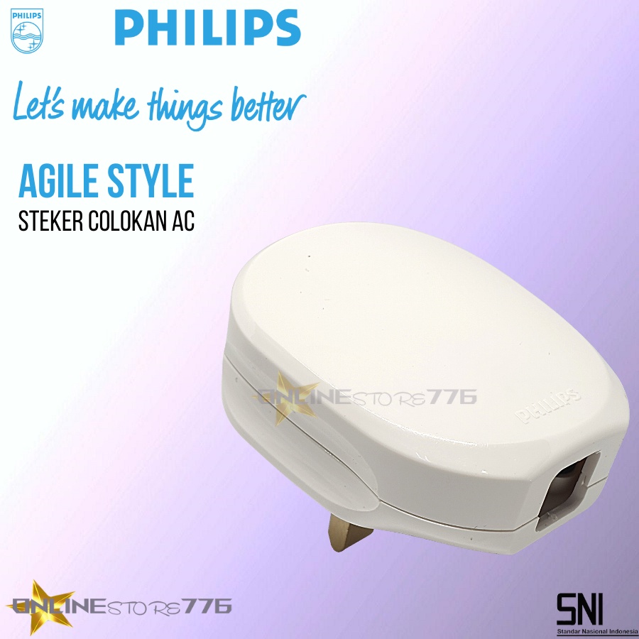 Steker AC PHILIPS AgileStyle AC Plug - Steker AC