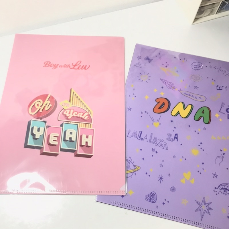 L File Holder BTS Themed Merch BWL DNA Official Merchandise