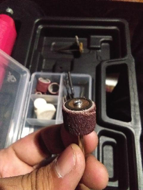 Mini Rotary Die Grinder Tuner Gerinda Bor Tangan Tunner Fisch Komplit 60pc