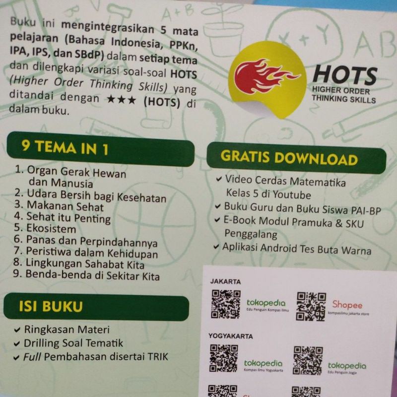 JUAL CEPAT BUKU ORIGINAL ASAH TEMATIK SD MI KELAS 5 FULL PEMBAHASAN-1