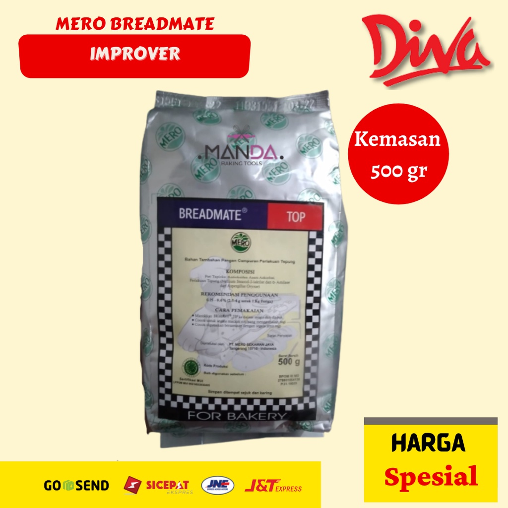 

[500gr] Mero Breadmate Improver - Pengembang kue