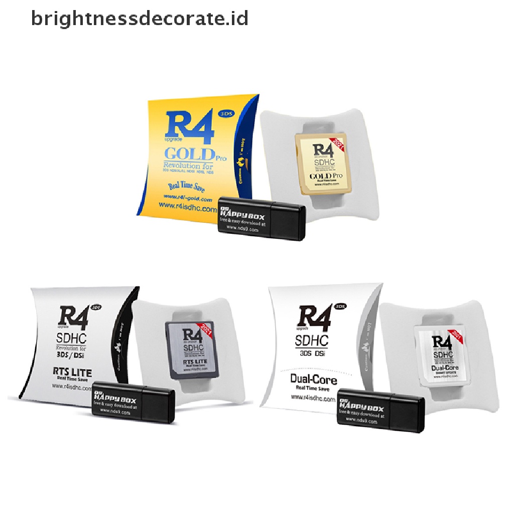 2021 R4 Gold Pro Sdhc Untuk Cartridge Ds / 3ds / 2ds / Revolution