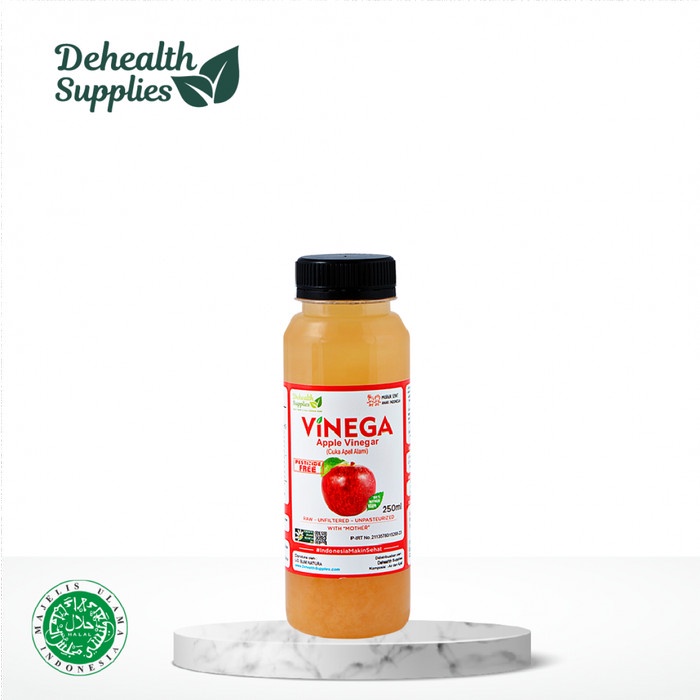 

Jual Vinega Apple Vinegar (Cuka Apel Alami) 250 Ml - Dehealth Supplies - Plastic Bottle