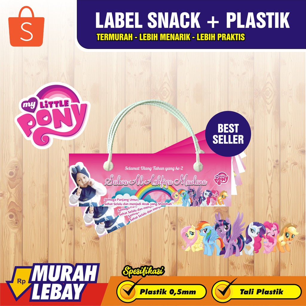 

Label Snack Ultah / Plastik Snack / Goodie Bag Foto / Kado Ulang Tahun