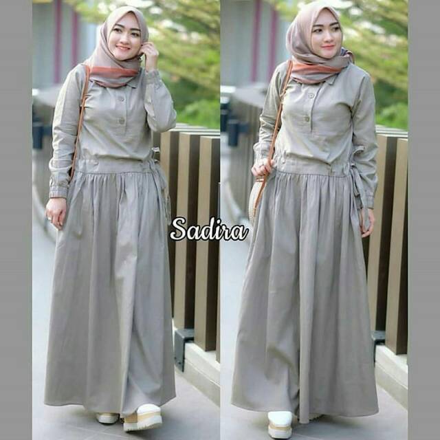 Sadira Dress Maxy Dress Cewek Baju Gamis Cantik Shopee Indonesia