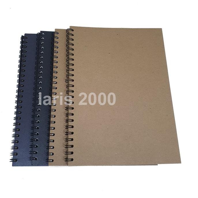 

PROMO->> Notebook Spiral / Sketchbook / Buku Catatan Kraft 7031