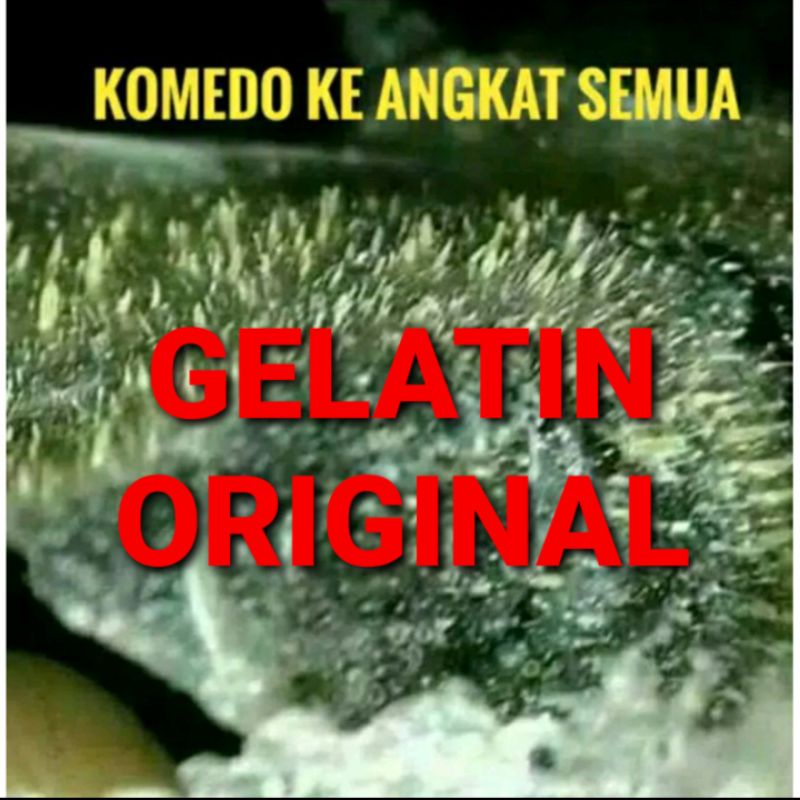 GELATIN GOLD ORIGINAL MASKER KOMEDO