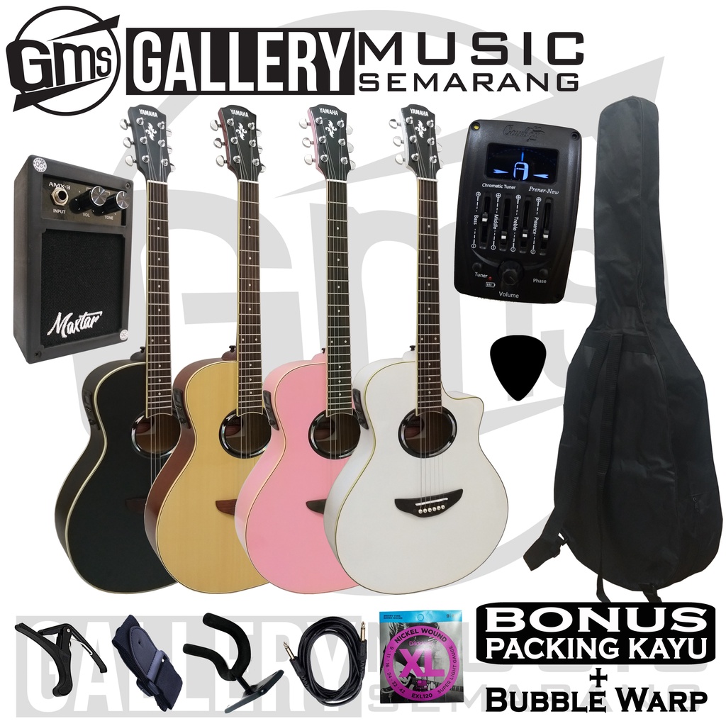 Gitar Akustik Elektrik APX 500II Equalizer Tuner Cowboy Prener New Custom Paket Super Komplit