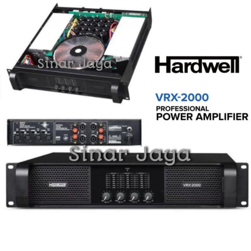 Power Amplifier 4 channel Hardwell VRX 2000 - Garansi resmi