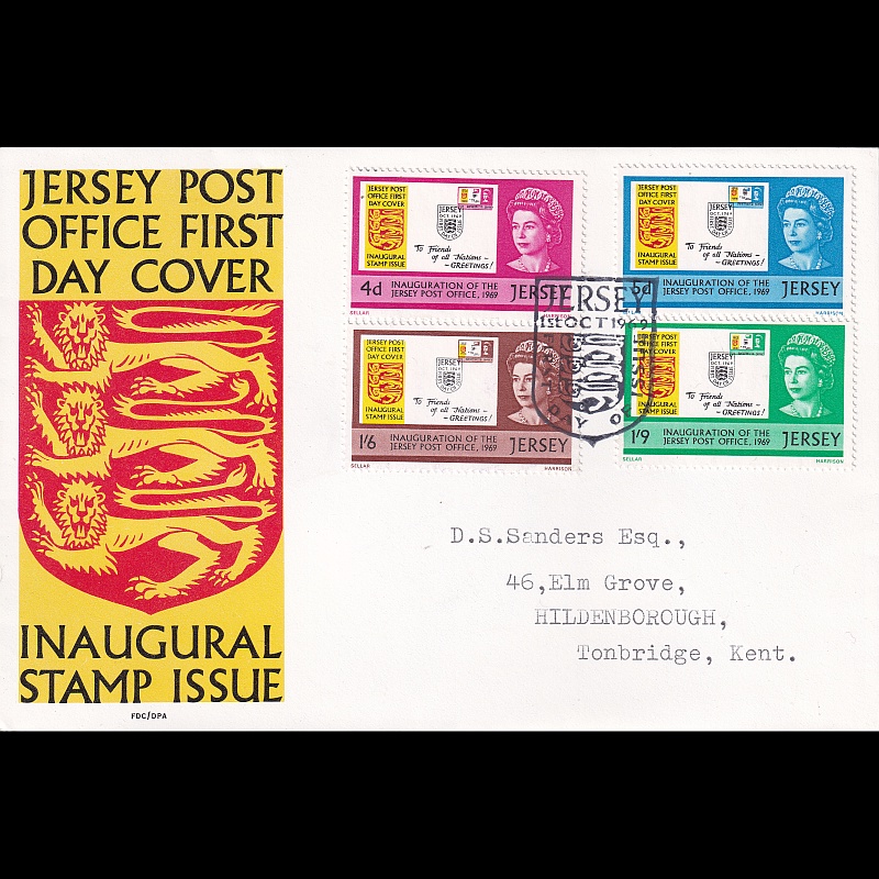 

Prangko Jersey 1969 - Independence of Jersey Mail Office