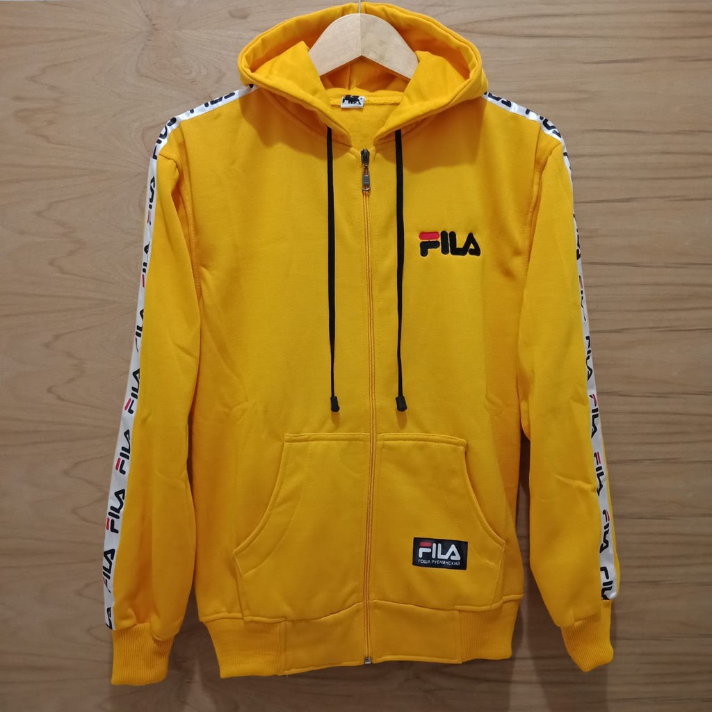 fila sweatsuit yellow