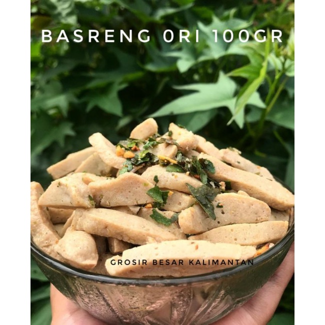 Basreng 100 gram Ori, Seblak, Pedas Manis, Super Pedas isi 100gr / Bakso Goreng Original Asin Jeruk Purut / Baso Goreng / Bas reng / Grosir Besar Kalimantan-ORIGINAL