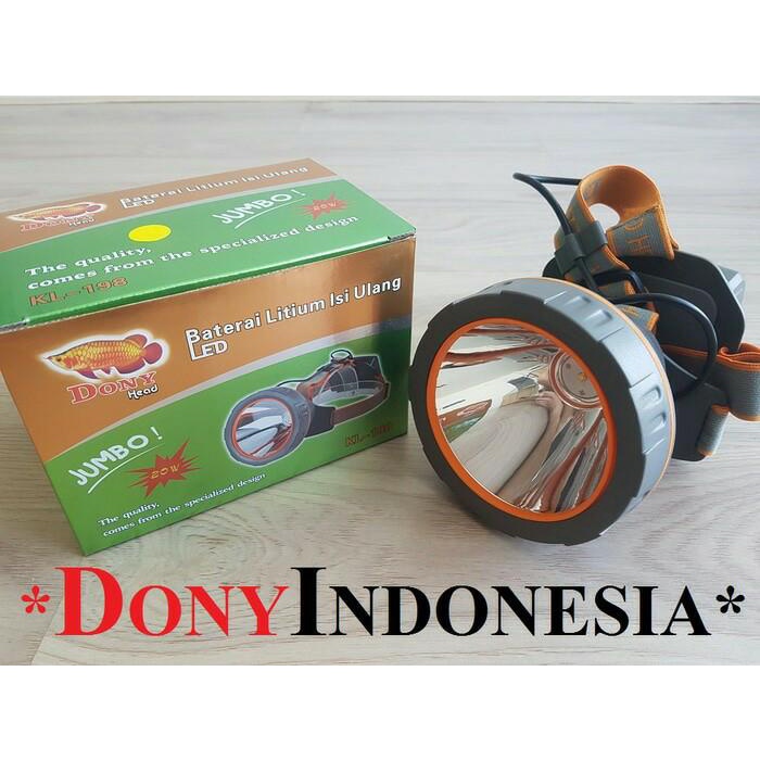 Big Promo Terbaru Head | Lampu Senter Kepala Dony Kl 198 Jumbo - Head Lamp - Senter Kepala