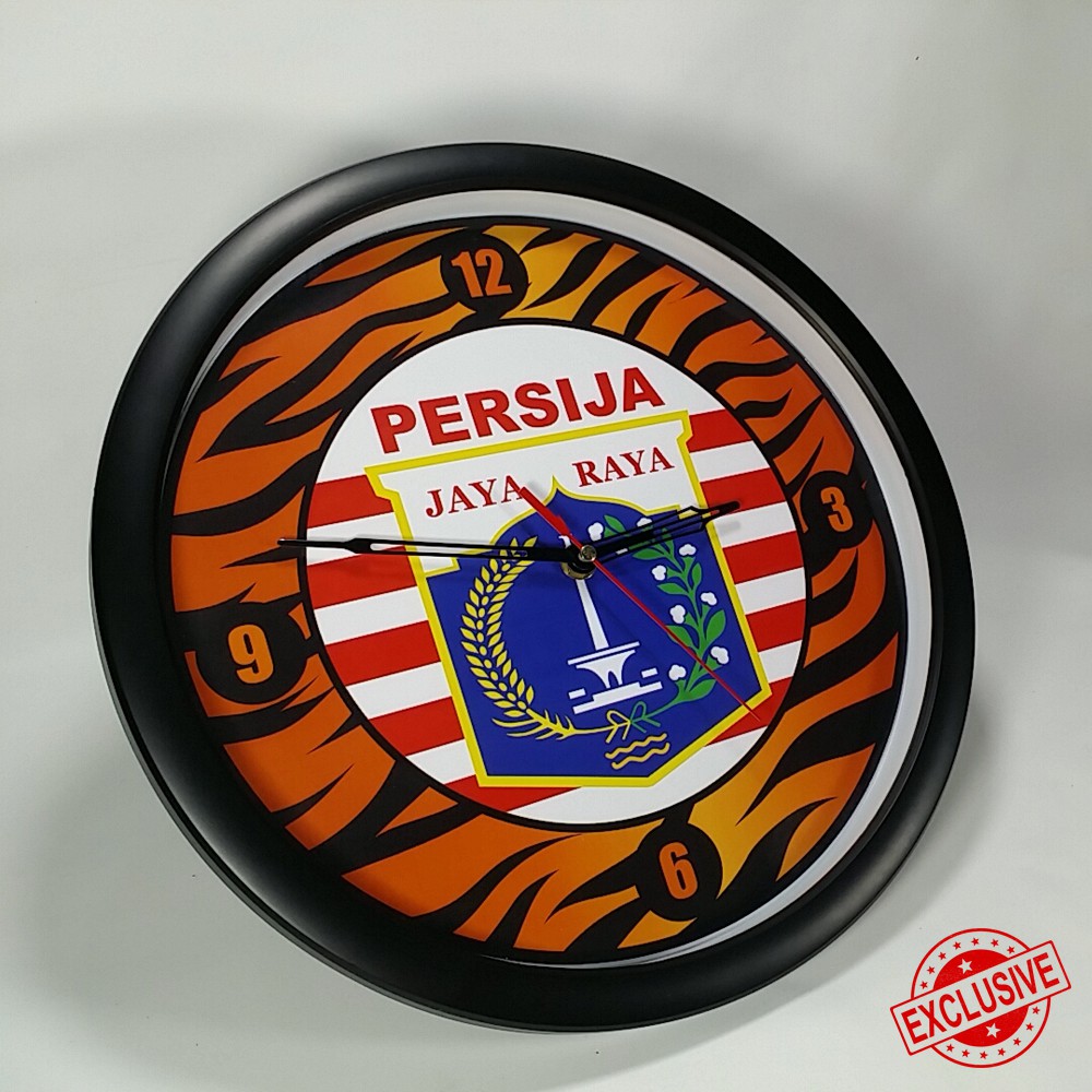 (ISTIMEWA BOSSQUE) JAM DINDING CUSTOM PERSIJA TIPE-2