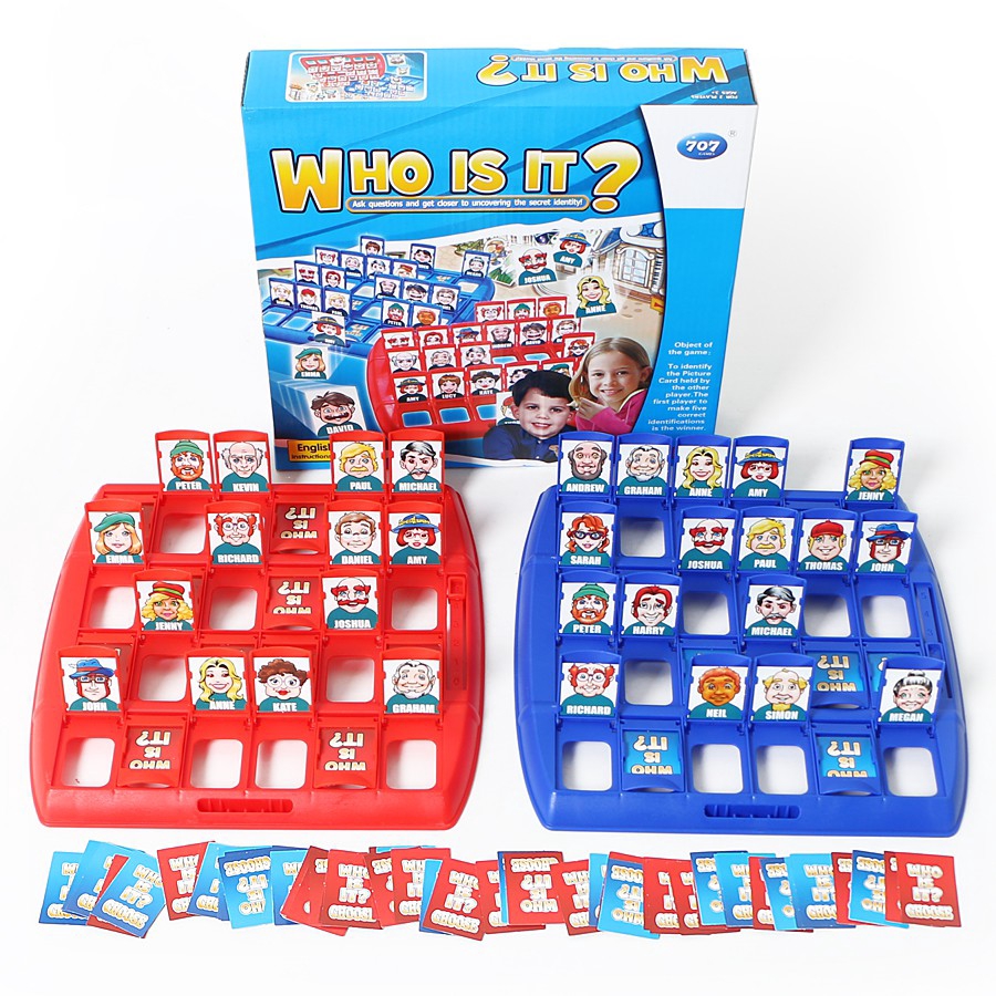 Mainan Board Game Who Is It Klasik Untuk Hadiah Anakkeluarga