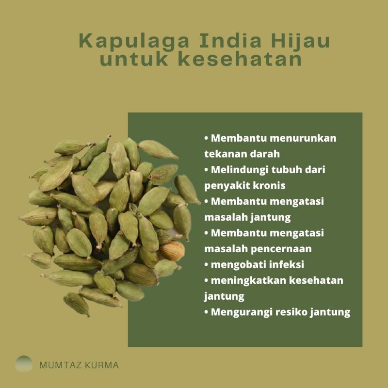 

kapulaga india 3gr Penyedap masakan timur tengah
