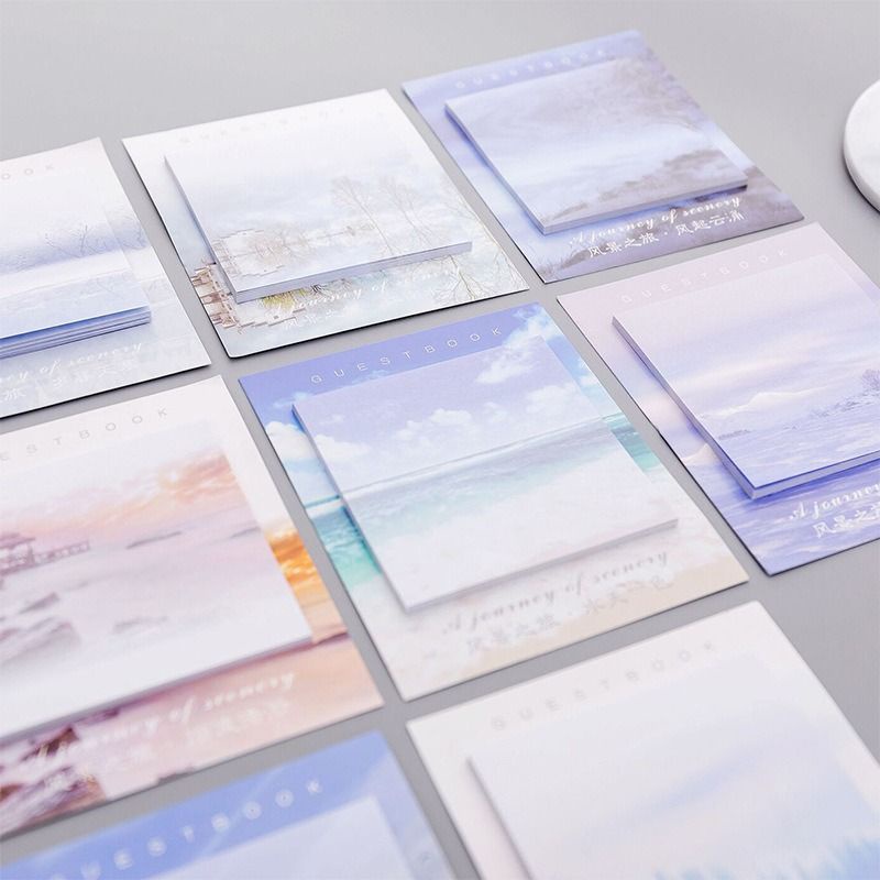 

Sticky Notes / Post it / Memopad motif pemandangan estetik