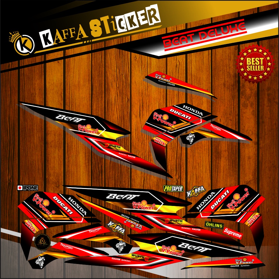 STICKER STRIPING VARIASI BEAT DELUXE 2020 / BEAT DELUXE