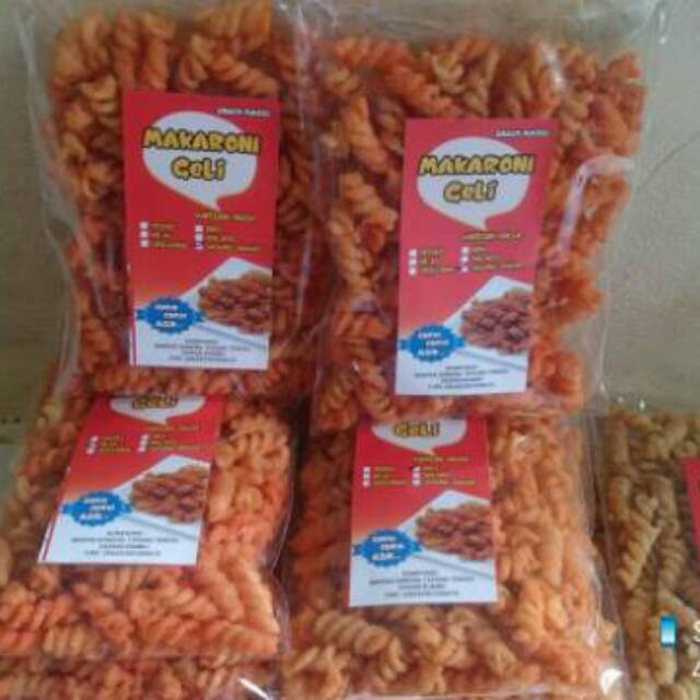 Makaroni Geli kemasan sedang