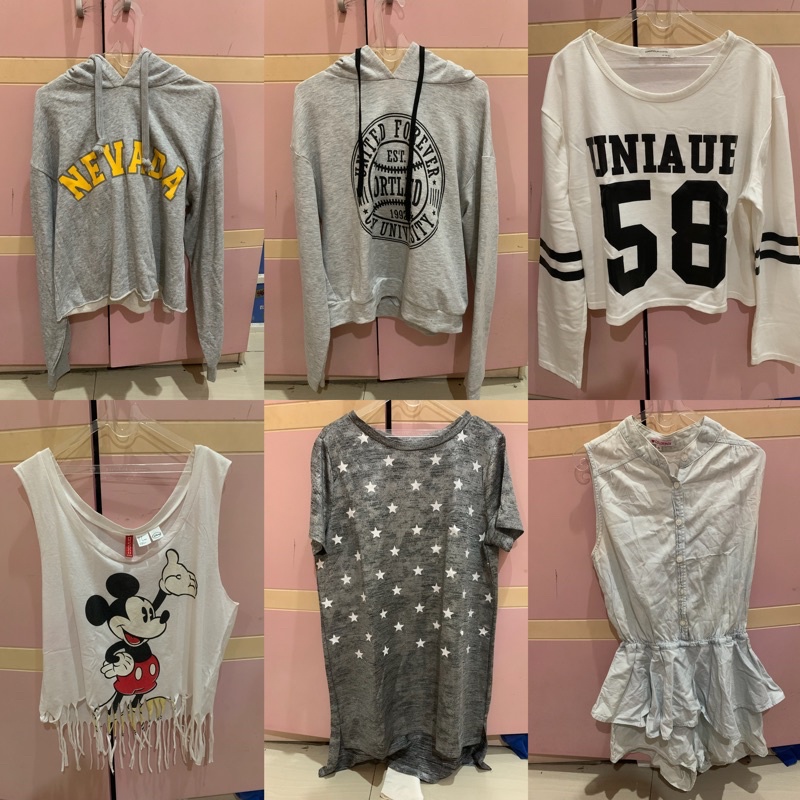 Atasan Wanita/Daleman Wanita/Sweater/Hoodie Crop/Hoodie/Sweater Crop/Kaos/Jumpsuit/Hoodie Bershka/Ka