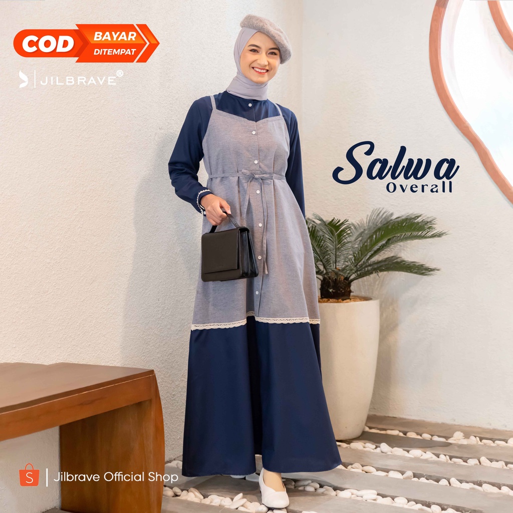 Jilbrave Official Shop - Salwa Overall Jilbrave by jilbrave jilbrave official shop