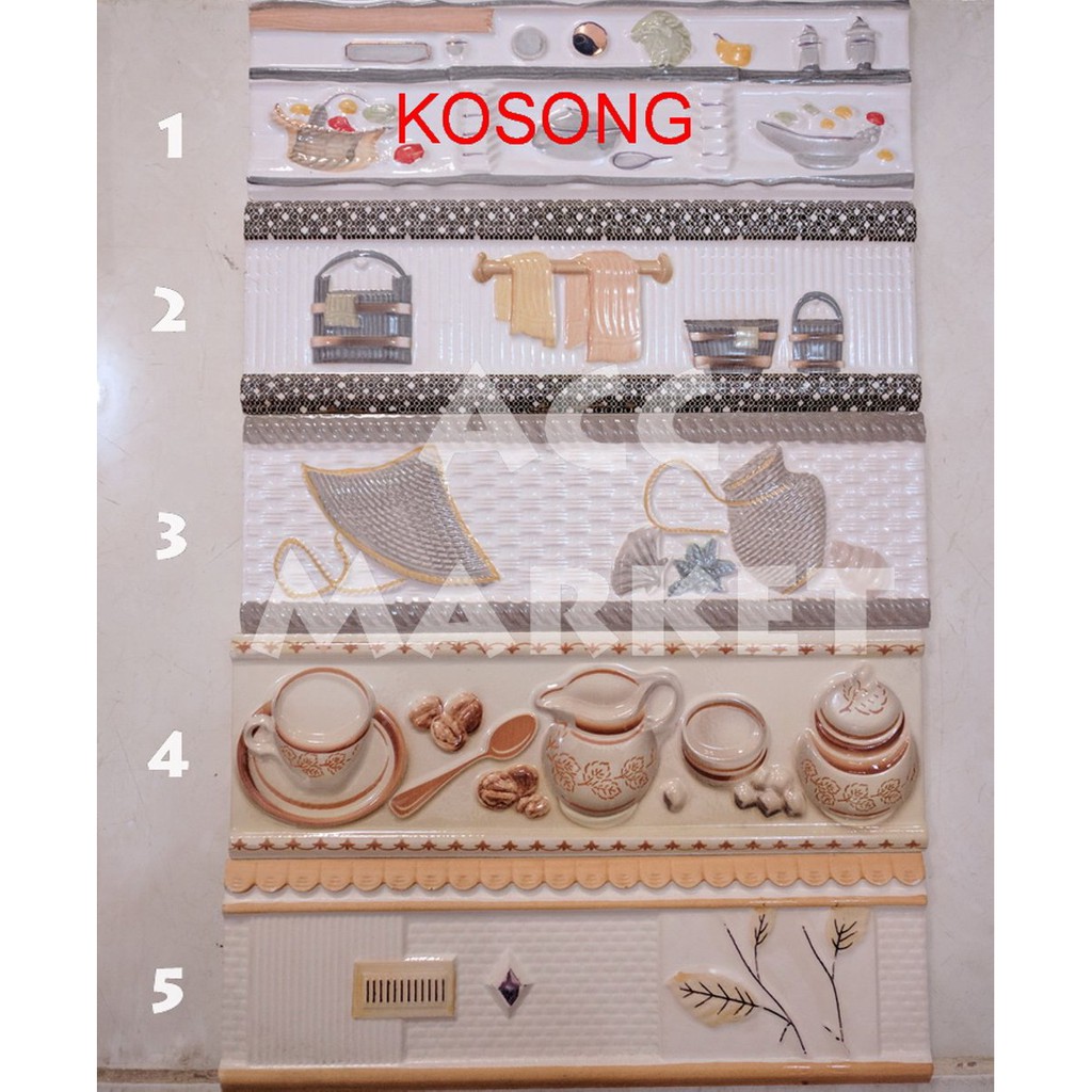 List Keramik 8 x 25 cm Lis Plint Plin Plan Kramik Ceramic Cramic Kamar Mandi Dapur Lantai Ubin Temp