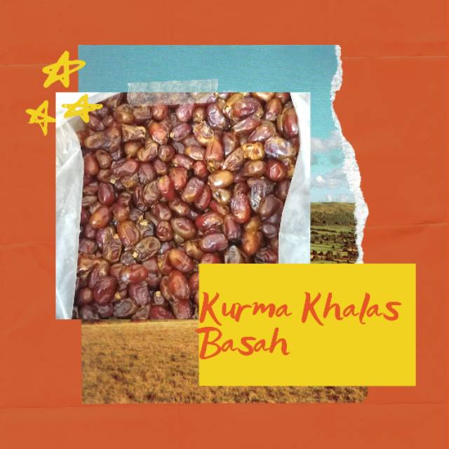 

Kurma Mesir / Kurma Khalas Premium / Basah 500 gram