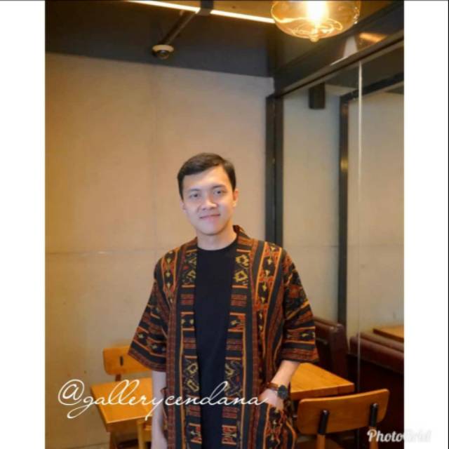 Batik tenun Outer kimono pria