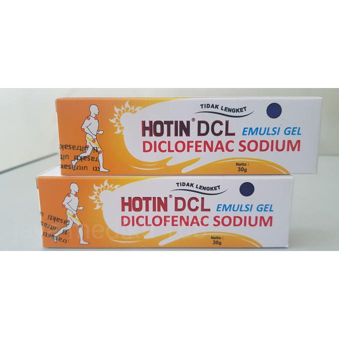 HOTIN DCL DICLOFENAC SODIUM EMLISI GEL 30G/ PEGEL2/NYERI OTOT/