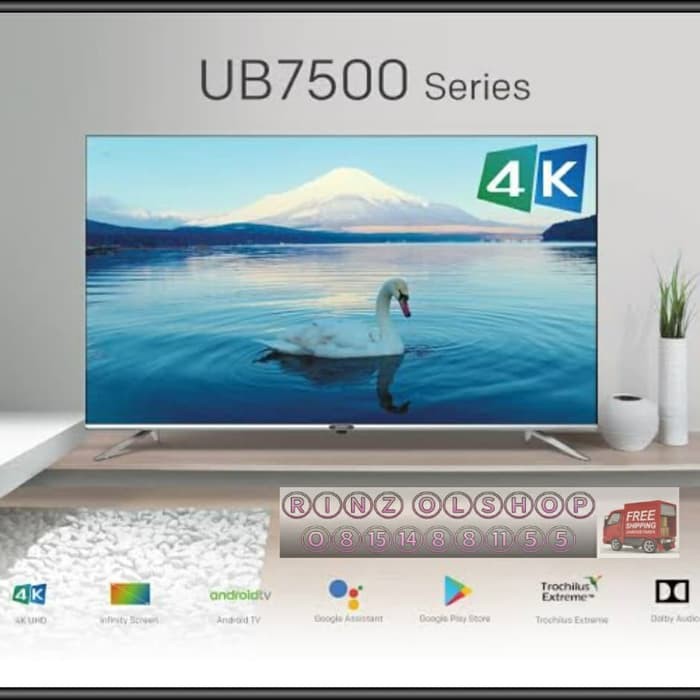 LED TV COOCAA 55 INCH ANDROID 9.0 UHD TV 55UB7500