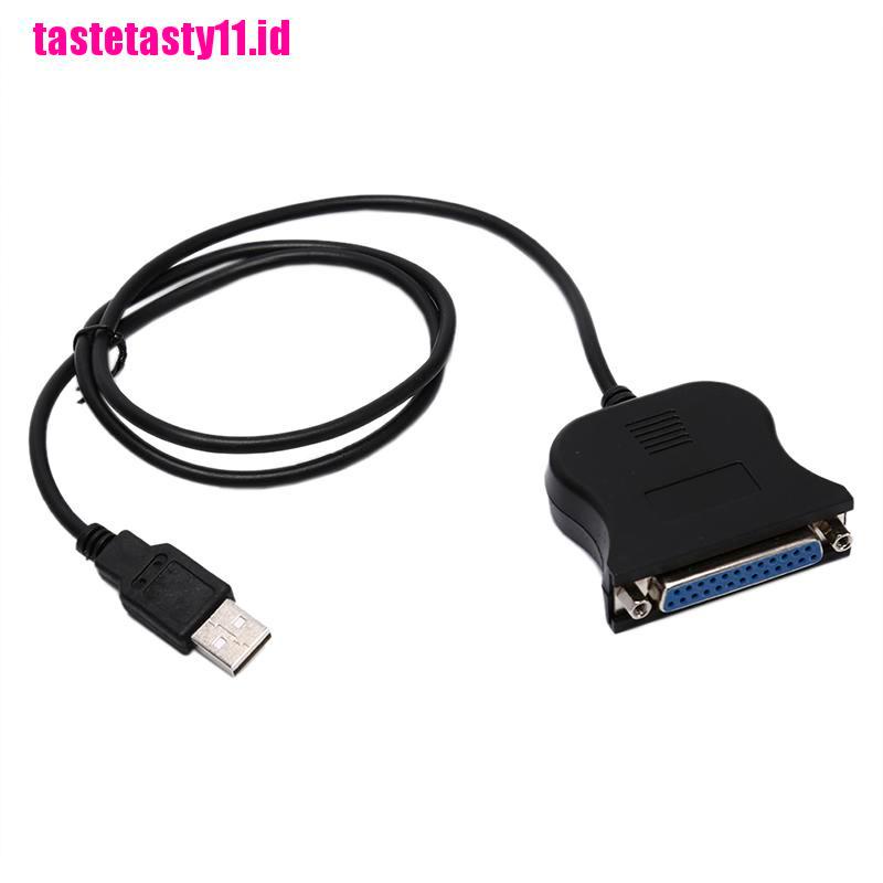 Kabel Printer IEEE 1284 25-Pin Port Ke USB 2.0 Paralel