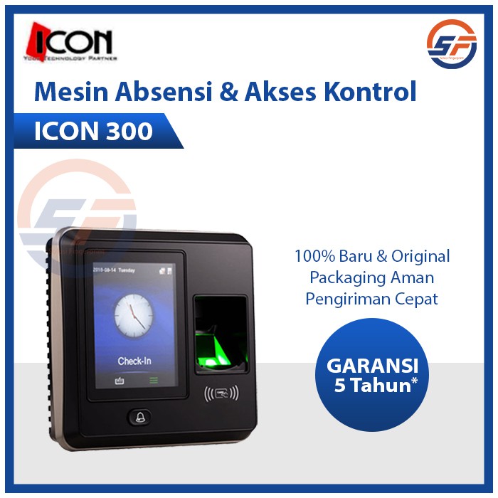 Mesin Absen dan Akses Kontrol ICON 300 Mesin Absensi Original