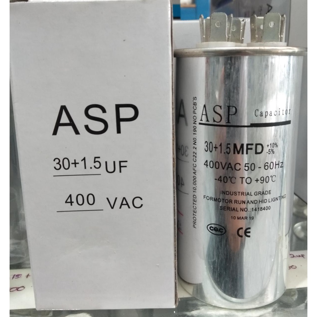 Capasitor ASP 30uf+1,5uf