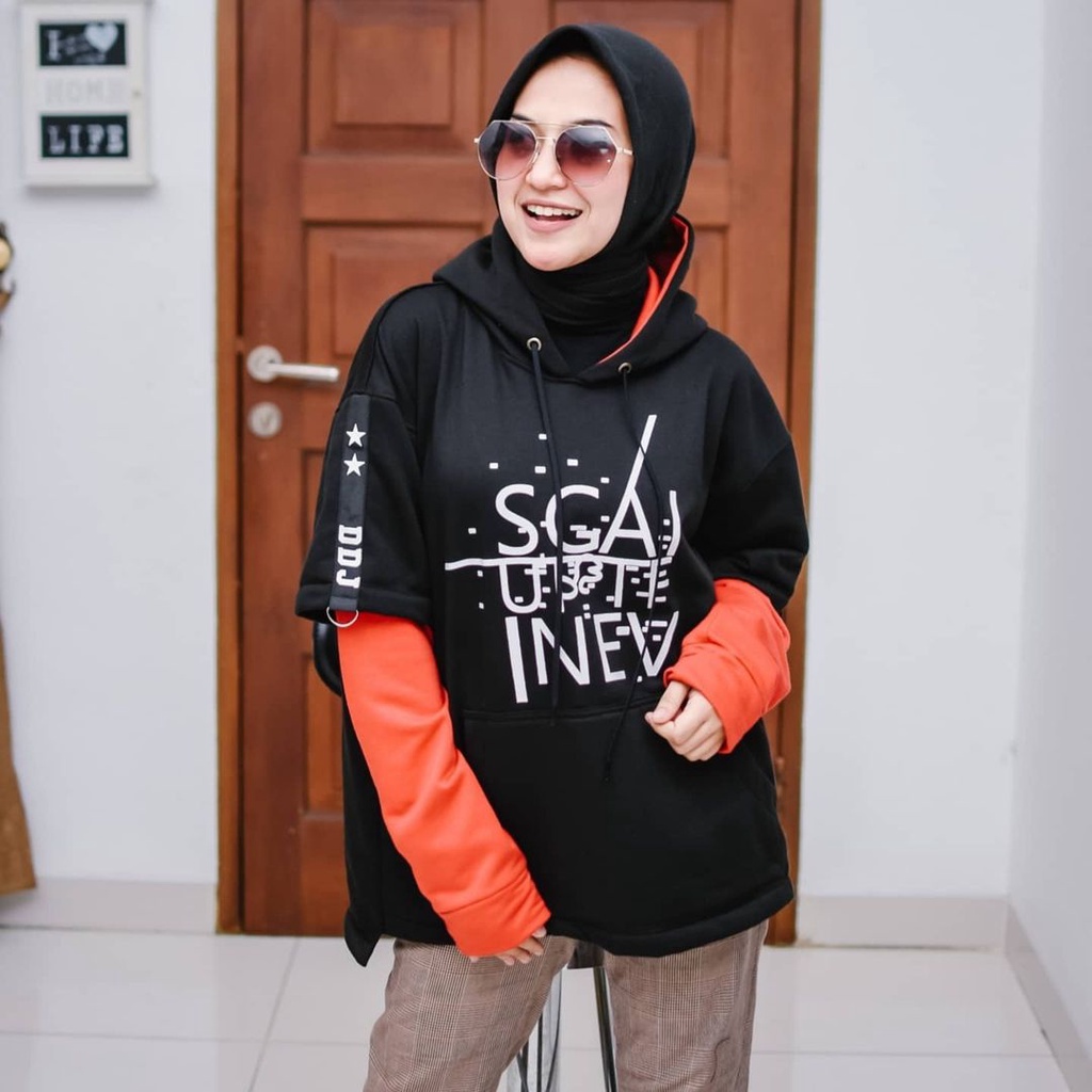 Combine Hoodie DDJ Outwear Unisex Pria Wanita Street Style Terbaru