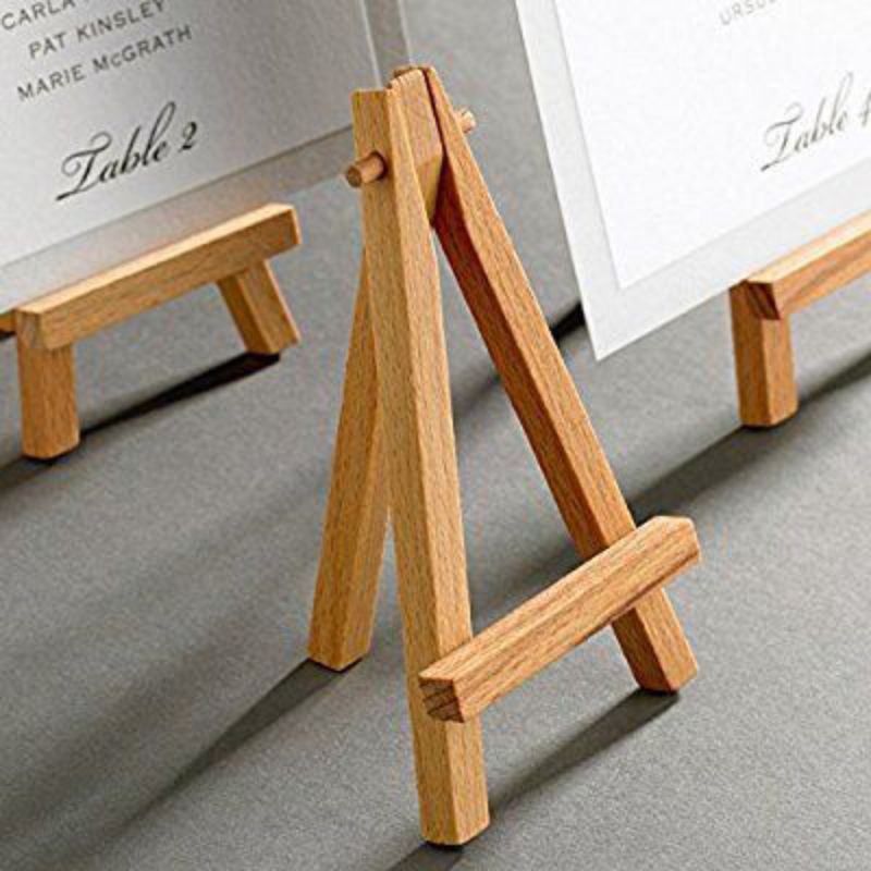 

STANDING MINI KAYU JATI BLANDA 12cm/ EASEL LUKIS TRIPOD/ PENYANGGA AKRILIK WOODEN