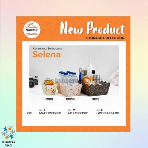 Keranjang Multifungsi Selena / Keranjang Serbaguna Selena Hommy