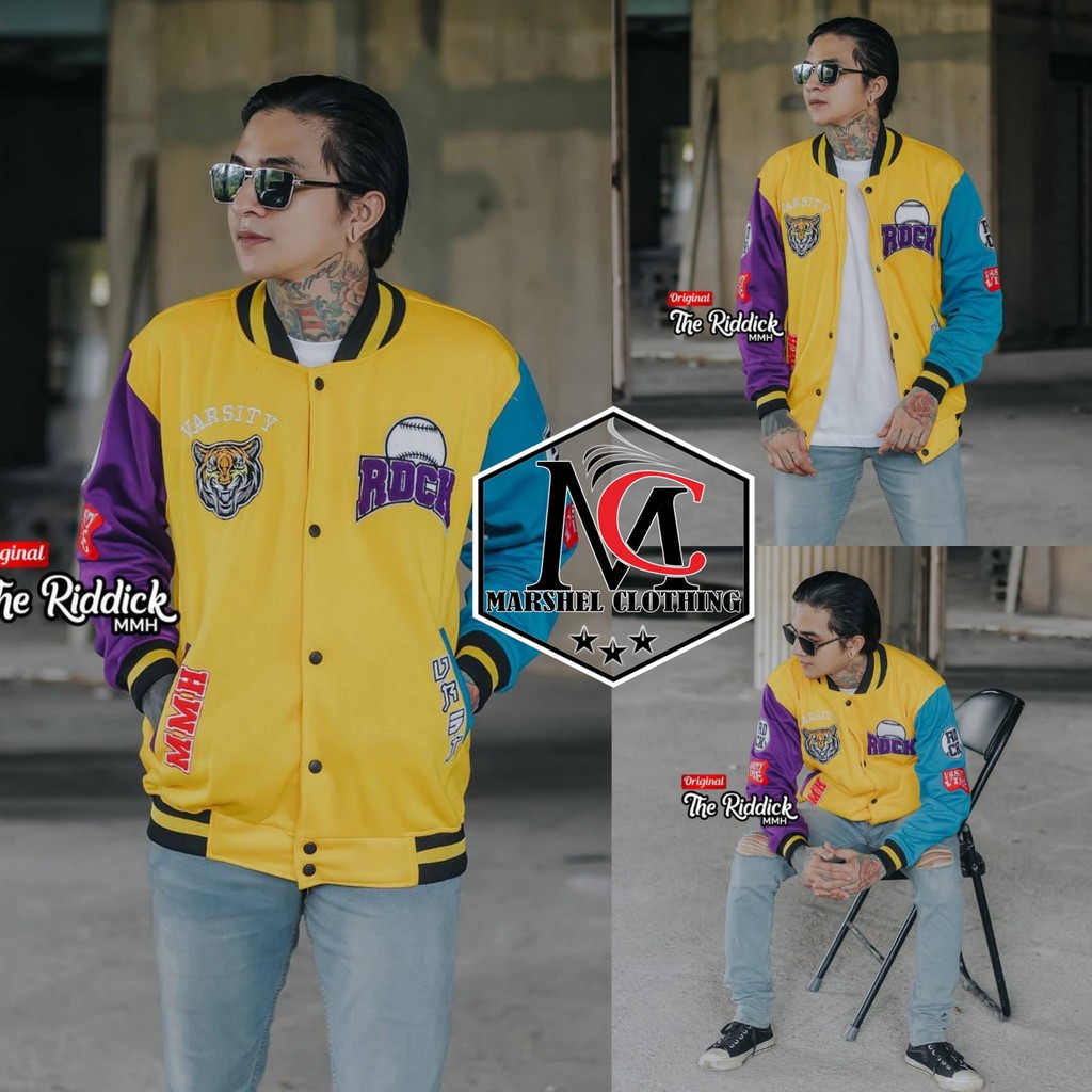 RCL - Jaket Varsity Jaket Everyone MLB &amp; NBA Jaket Baseball Varsity Pria - Jaket Baseball RDCK Tebaru