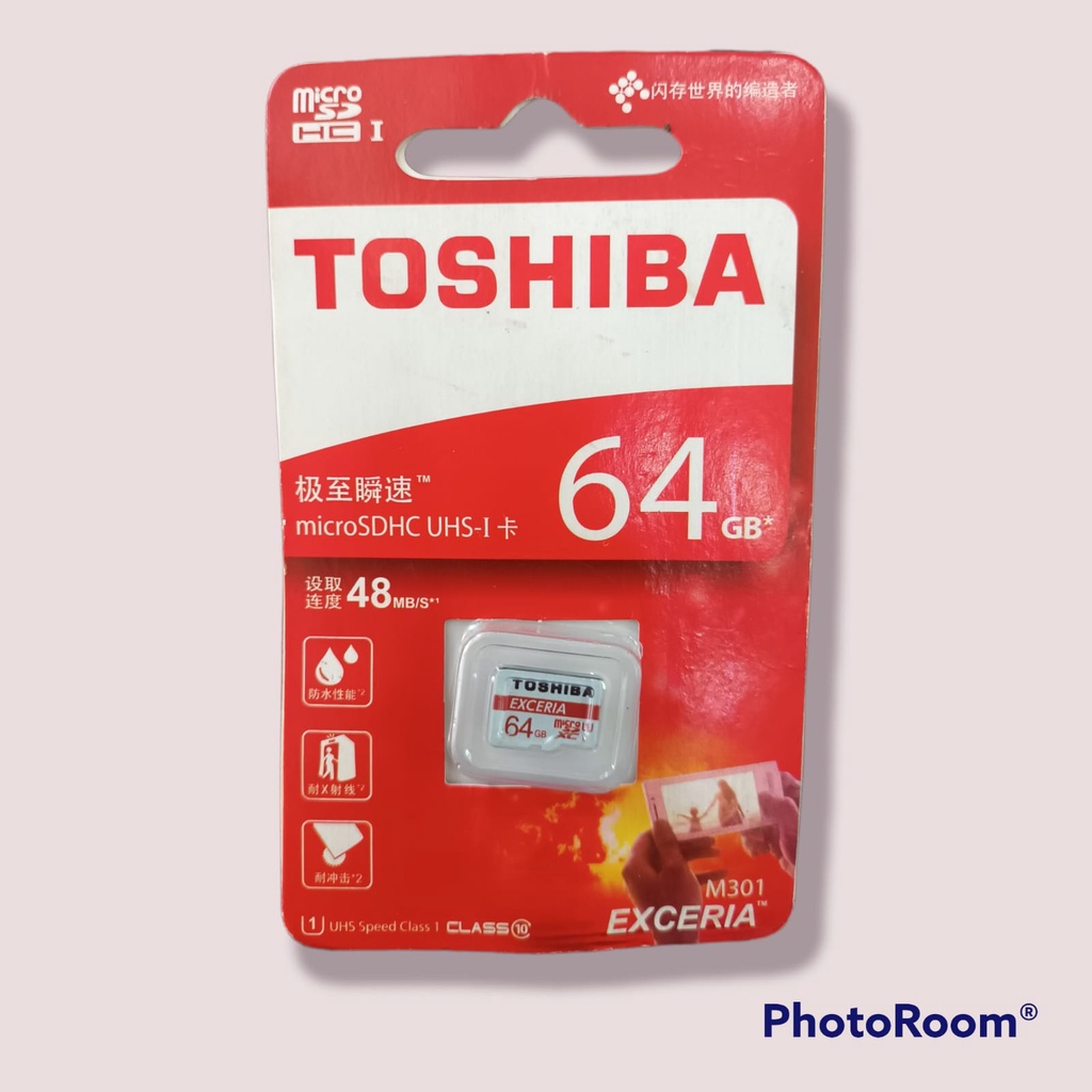 MEMORY TOSHIIBA MICRO SD  2 /4 / 8 / 16 / 32 / 64 GB