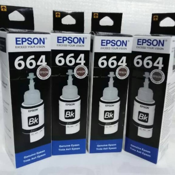 Jual Tinta Epson 664 Black Premium Tinta Epson Hitam Premium 70ml ...