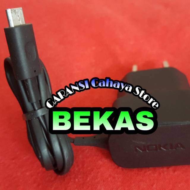 Charger Nokia Microsoft 550mA 230 222 220 216 210 150 130 110 106 105 Micro USB Original Bawaan Ori